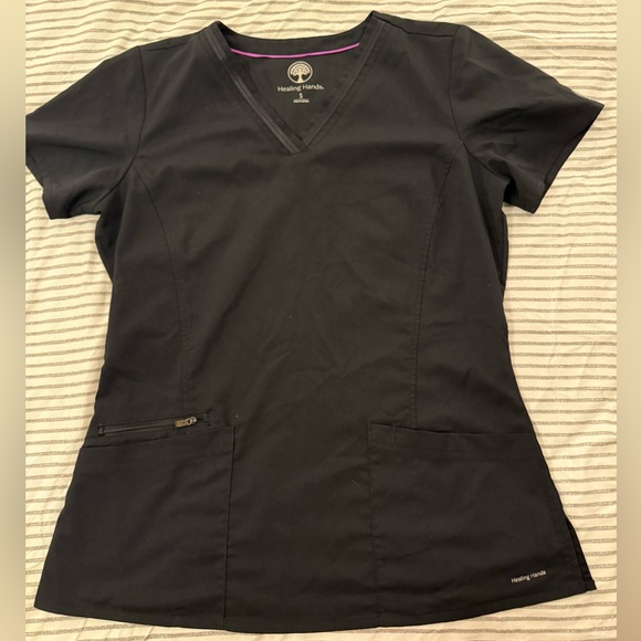 Healing Hands Women's purple label scrub top - Picture 1 of 4
